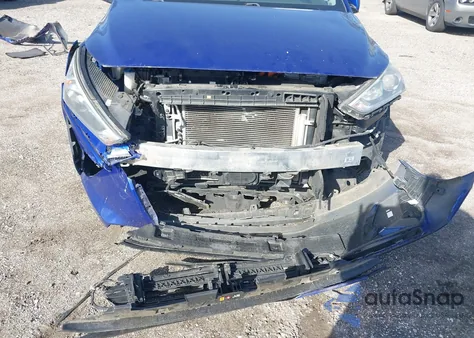 2019 Hyundai Ioniq Hybrid Blue из США, поврежденный, VIN KMHC65LC4KU170772